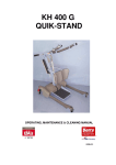 User Manual Quick Stand