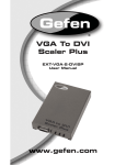 EXT-VGA-2-DVISP User Manual