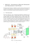 Introduction to Electronic Instruments and Measurements