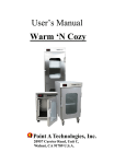 Warm N Cozy Blanket Warmer User`s Manual