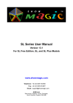 ShowMagic SL Series User Manual - SIRS-E