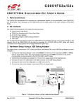 C8051F530A Development Kit User`s Guide