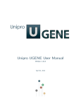 Unipro UGENE User Manual