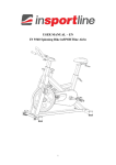 USER MANUAL – EN IN 9360 Spinning Bike