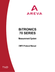 BiTRONICS 70 SERIES - ElectricalManuals.net