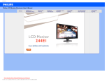 Philips 244E1SB User Guide Manual