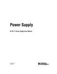 NI PS-17 Power Supply User Manual