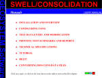 Consolidation User Manual