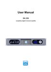 User Manual DA 230