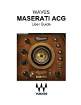 Maserati ACG User Manual