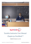 Chapter 3: PeerMark&trade; Turnitin Instructor User Manual