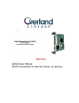 GEOi2 User Manual - Overland Storage Support
