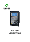 Felis T / T+ USER`S MANUAL