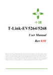 T-Link-EV5264/5268 User Manual Rev 0.91