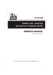 STVG-500 OWNER`S MANUAL 25-JUN