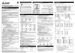 MITSUBISHI Electronic Multi-Measuring Instrument User`s Manual