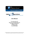 User Manual - Cyber Operations, Inc.