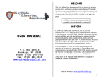 USER MANUAL - CityWide Disaster Services, Inc.