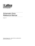 Schematic Entry Reference Manual