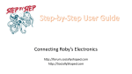 Connecting Roby`s Electronics