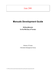 Manuals Development Guide