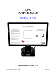eva user`s manual model 12-win