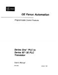 Series One PLC to Series 90-30 PLC Translator User`s Manual, GFK