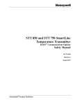 STT 850 and STT 750 SmartLine Temperature Transmitter HART