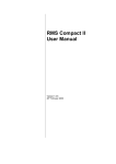 RMS compact II Manual