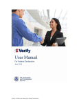 E-Verify User Manual for Federal Contractors