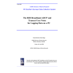 The RDI Broadband ADCP and Transect User Notes for Logging