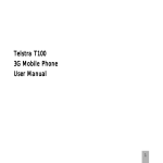 Telstra T100 3G Mobile Phone User Manual