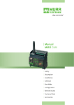 Manual MIRO GSM - Murr Elektronik
