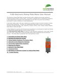 F100 Electronic Rising Plate Meter User Manual