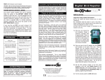 Instruction Manual - Forestry Suppliers, Inc.