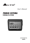 User`s Manual PBM4D SISTEMA