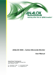 ANALOX 3000 – Carbon Monoxide Monitor User Manual