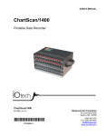 ChartScan/1400 User`s Manual