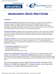 Advantech eAutomation Quick Start Guide