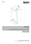 Baxi Platinum Combi ErP user guide