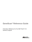 Genescan® Reference Guide: Chemistry