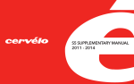Product Manual - Cervelo Cycles