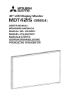 User Manual for Mitsubishi MDT421S LCD Monitor