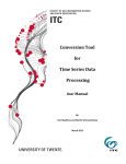 Conversion Tool for Time Series Data Processing User Manual