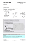 Changeable Key Lock KL3909 - M