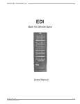 Mark VII Dimmer Bank Users Manual