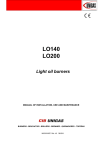 LO140 LO200 Light oil burners