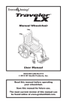 Manual Wheelchair User Manual