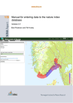 Manual for entering data to the nature index database