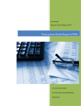 Transaction Detail Report (TDR) User Manual